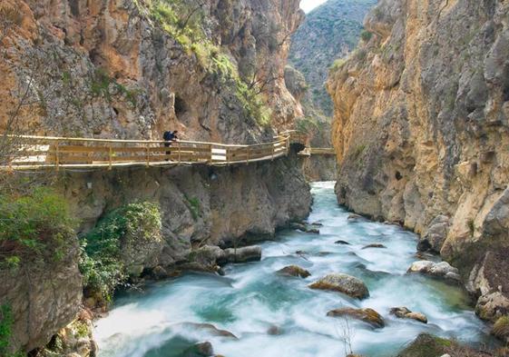 El sendero de la Cerrada del Río Castril.