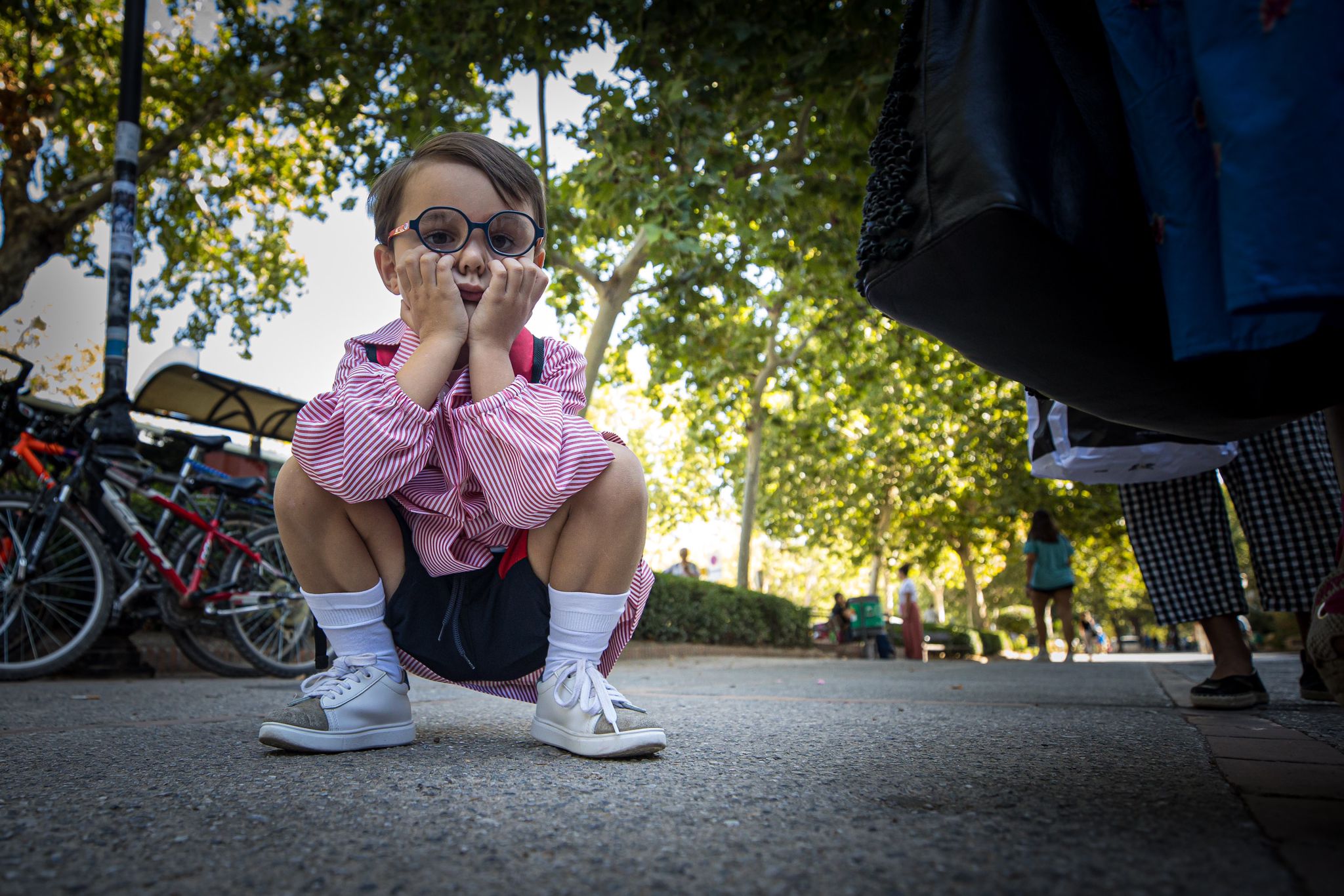 La vuelta al cole en Granada, en imágenes