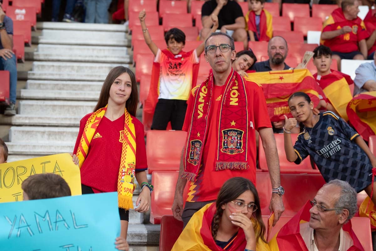 Búscate en la grada de Los Cármenes en el partido de &#039;la Roja&#039;