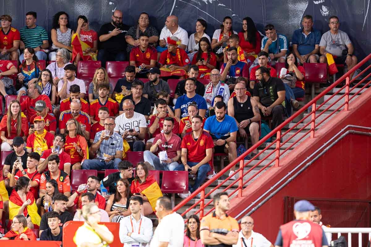 Búscate en la grada de Los Cármenes en el partido de &#039;la Roja&#039;