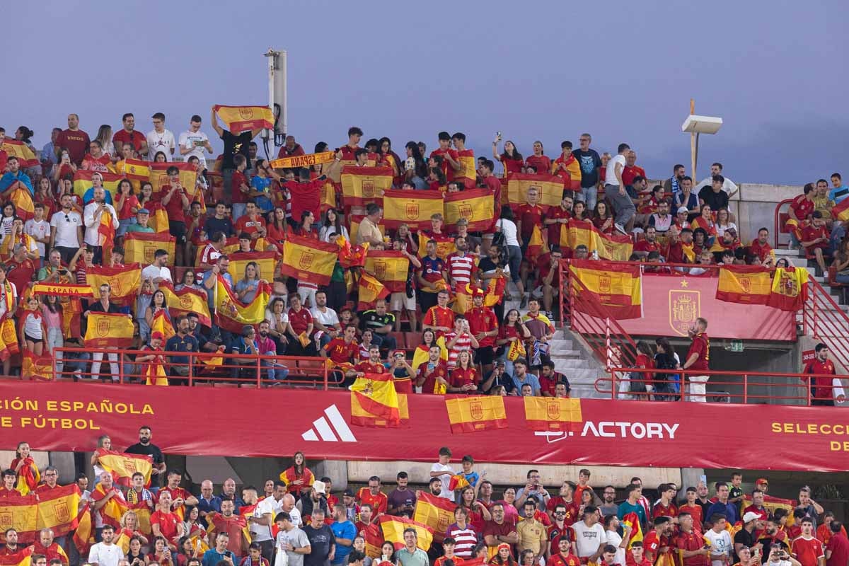 Búscate en la grada de Los Cármenes en el partido de &#039;la Roja&#039;