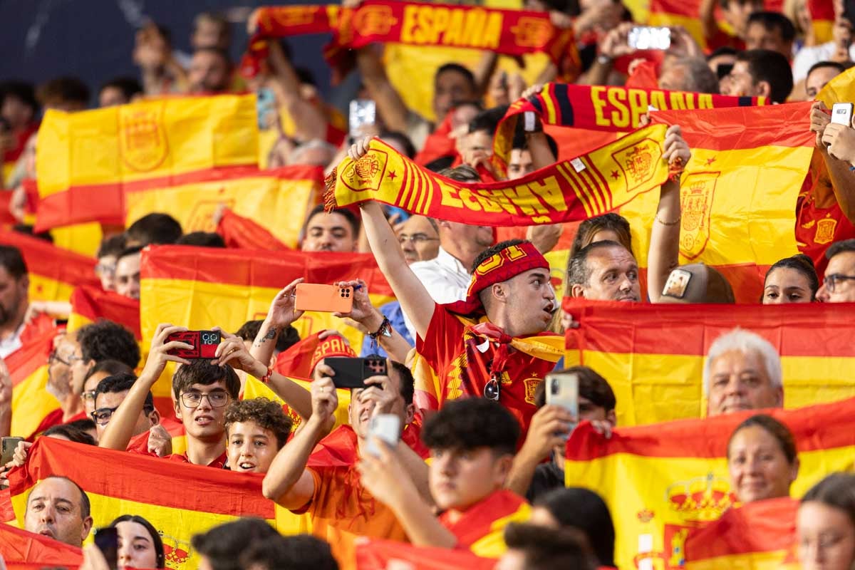 Búscate en la grada de Los Cármenes en el partido de &#039;la Roja&#039;