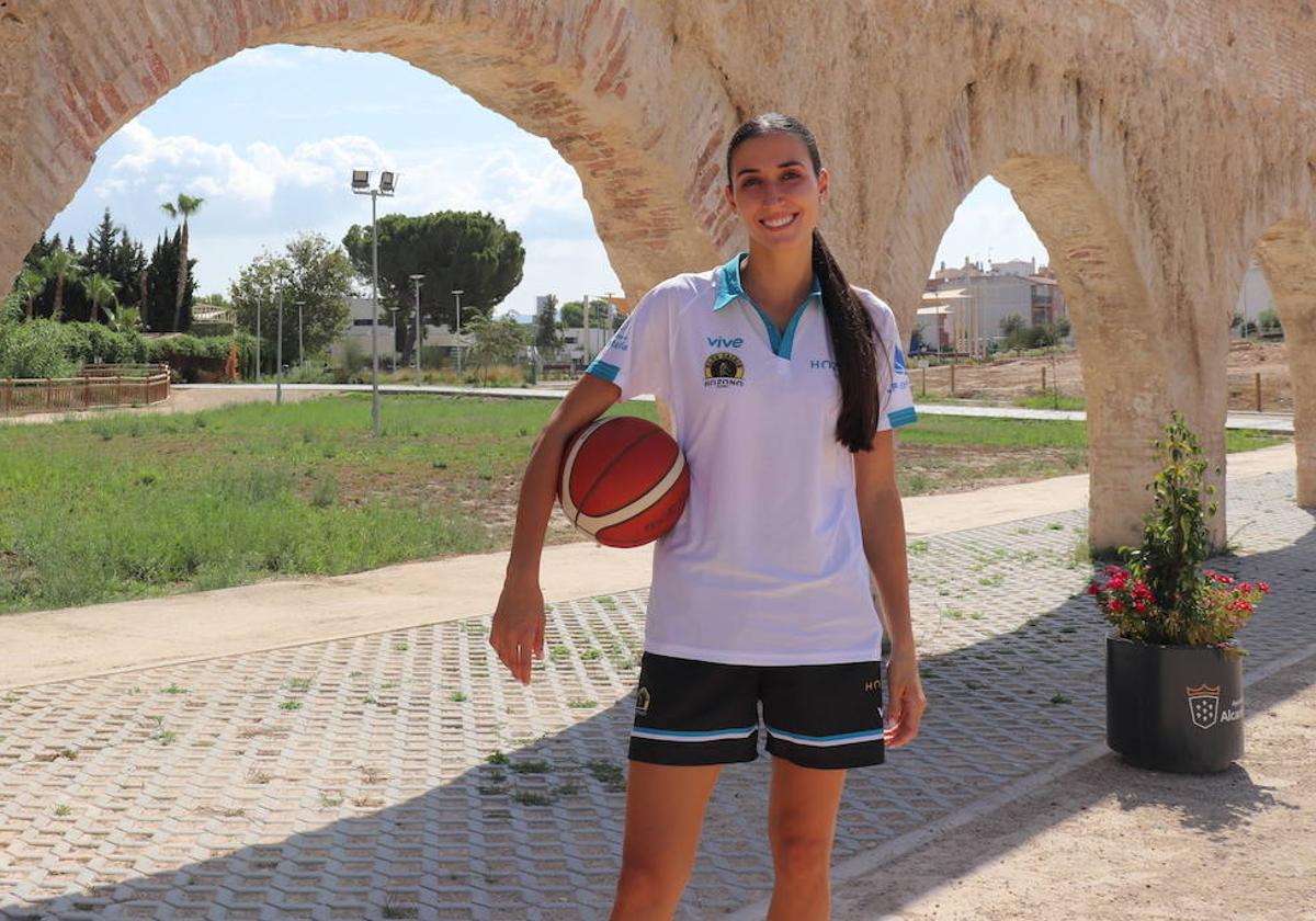 Belén Arrojo, en el parque del acueducto de Alcantarilla.