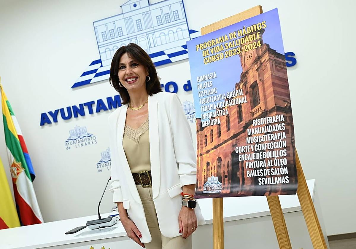 La concejala de Bienestar Social del Ayuntamiento de Linares, Mamen Muñoz.
