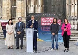 Intervención del rector de la UJA en la presentación.