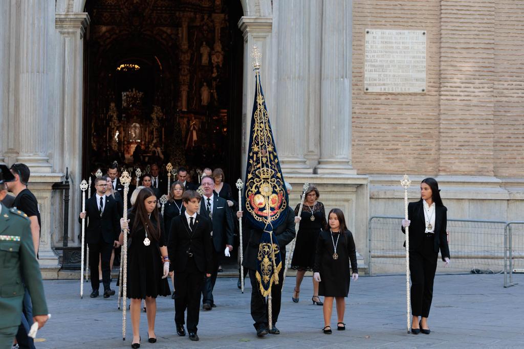 Las imágenes de la procesión de la Virgen de las Angustias