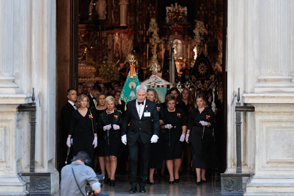 Las imágenes de la procesión de la Virgen de las Angustias