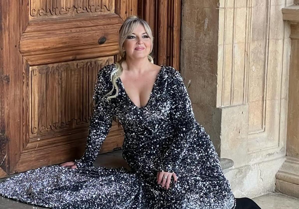 La soprano granadina Mariola Cantarero, en la Alhambra