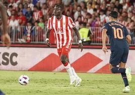 Dion Lopy ha desmotrado ser un jugador importante en la UD Almería.