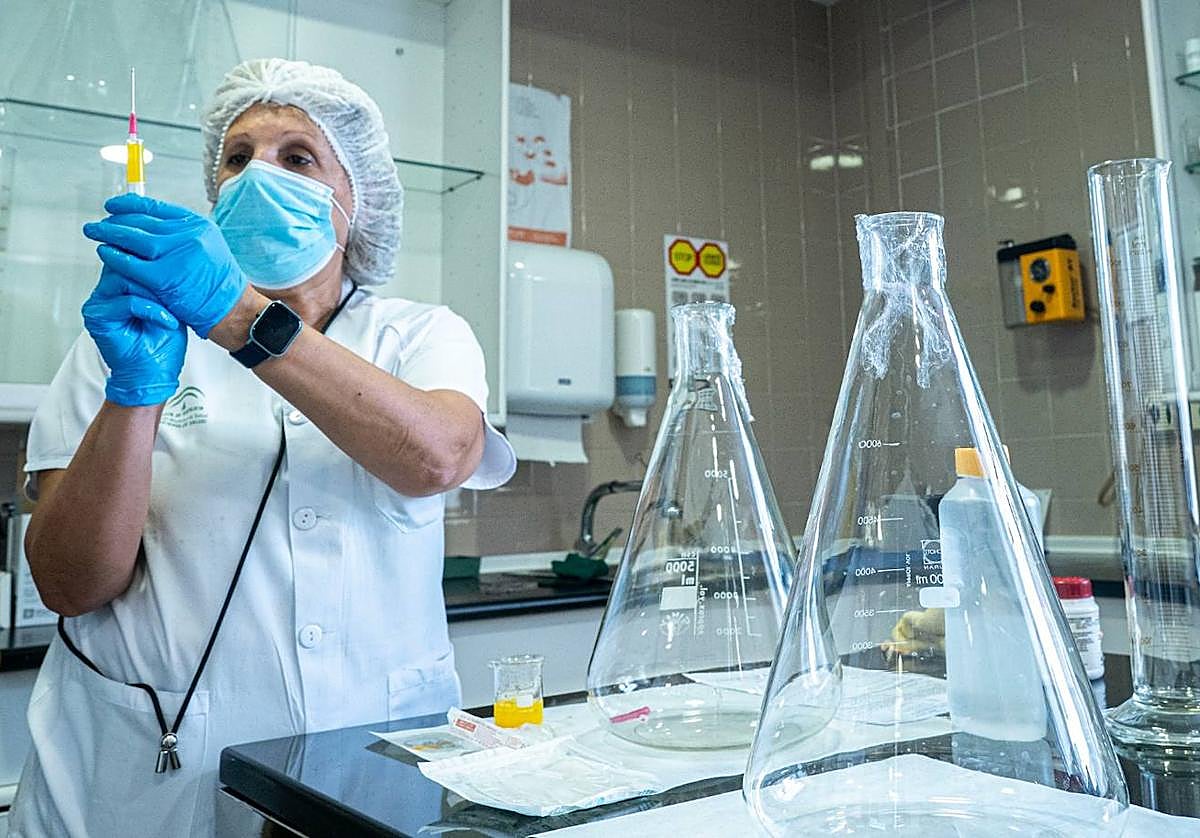 Unidad de Farmacia del hospital jienense.