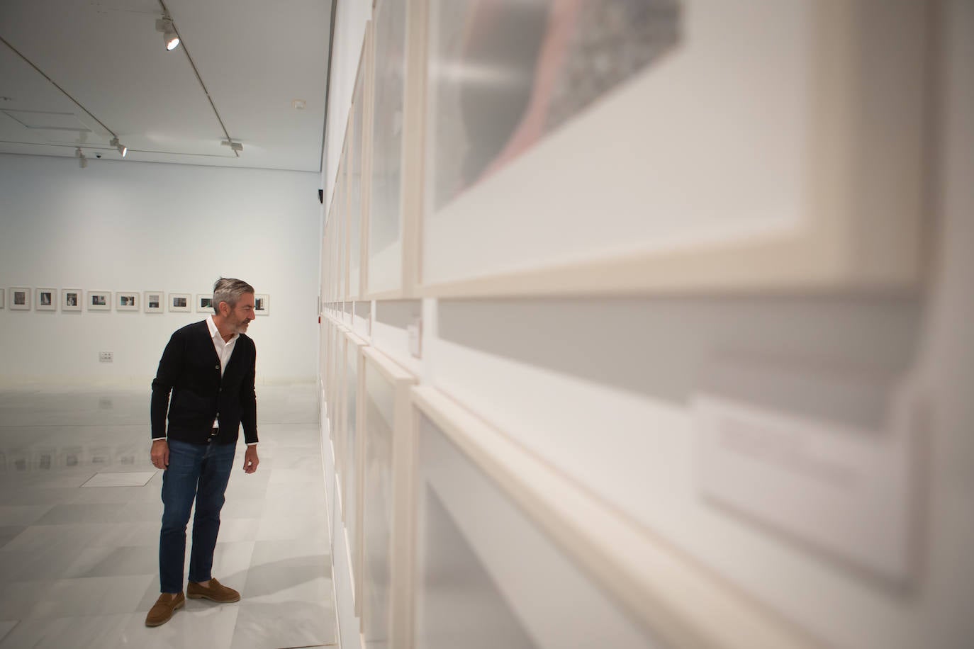 Supervisando la exposición.