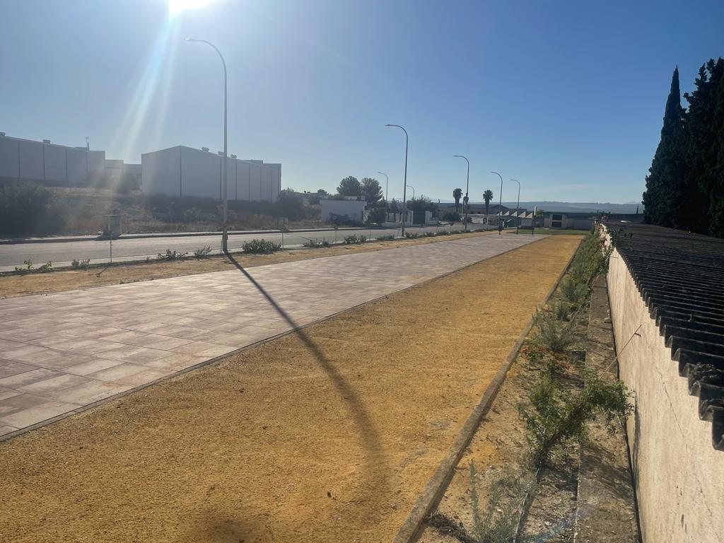 Una de las obras realizadas para la mejora de los polígonos industriales.