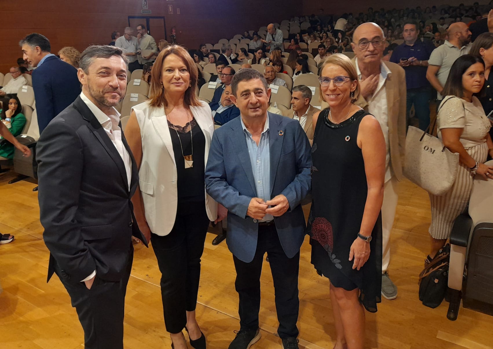 Javir Ruiz, Lourdes Martínez, Francisco Reyes e Inmaculada Herrador.