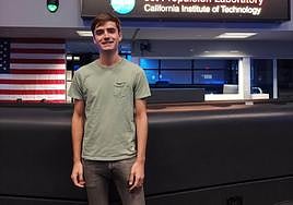 Juan García Bonilla, en el Jet Propulsion Laboratory de la NASA.