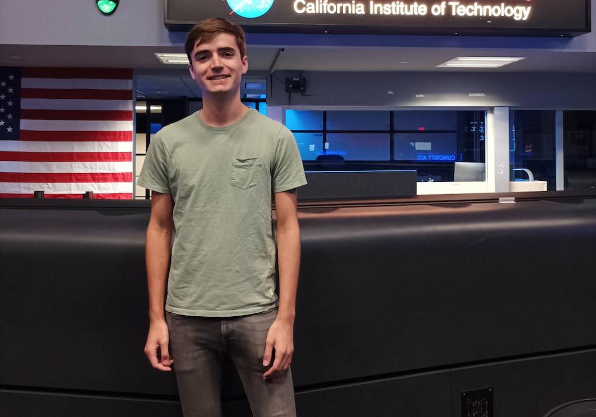 Juan García Bonilla, en el Jet Propulsion Laboratory de la NASA.