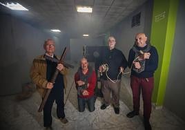 Actores de la compañía de teatro Corral del Carbón.