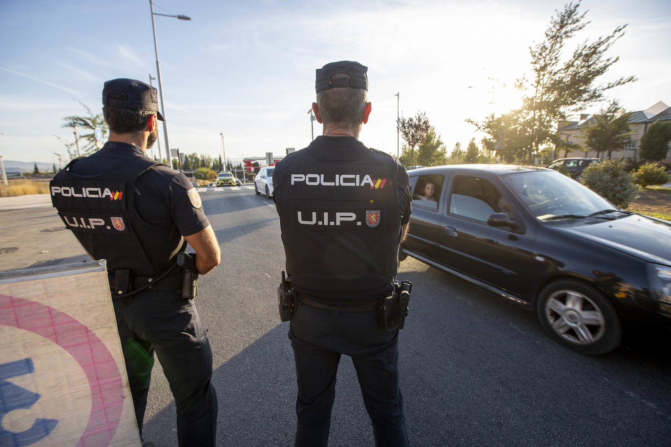 Las imágenes de los controles en los accesos a Granada por la cumbre europea