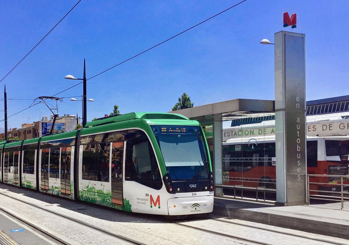 Imagen del metro de Granada.