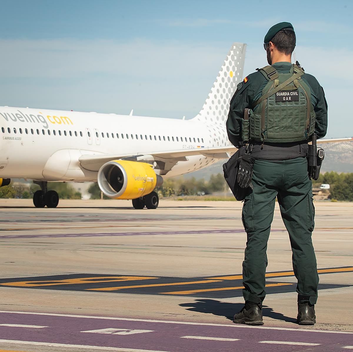 'El avión del ministro Marlaska'