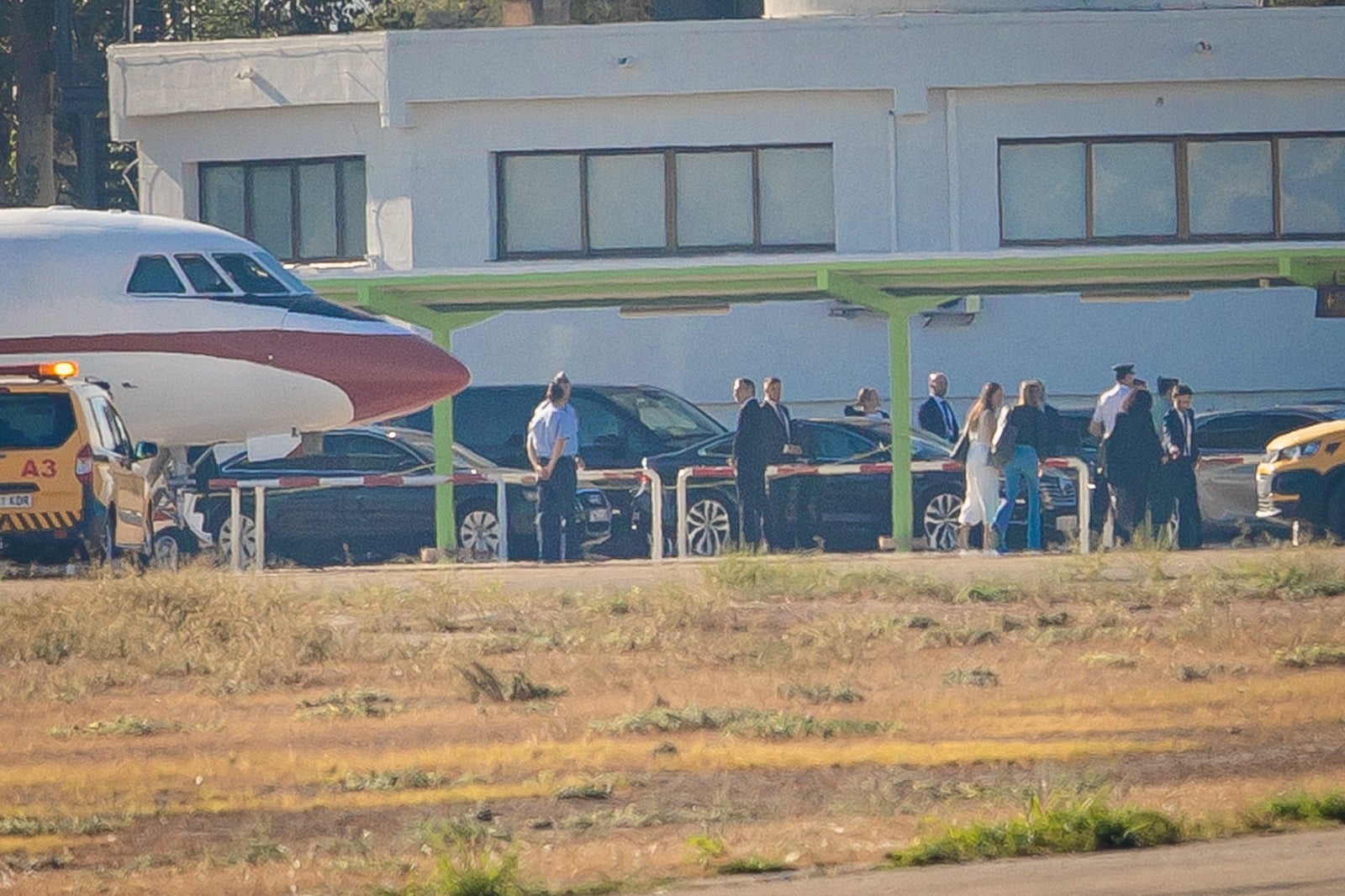 Las imágenes de los aviones de las delegaciones europeas en un día histórico para el aeropuerto