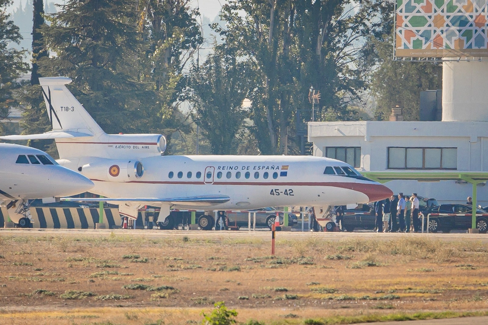 Las imágenes de los aviones de las delegaciones europeas en un día histórico para el aeropuerto