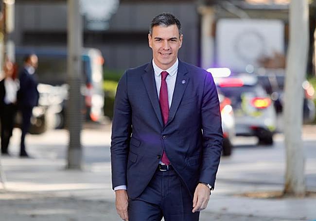 El presidente Pedro Sánchez en Granada.