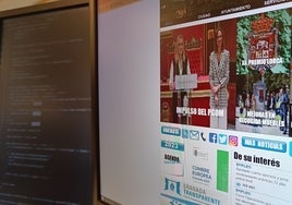 La web del Ayuntamiento, operativa a media tarde.