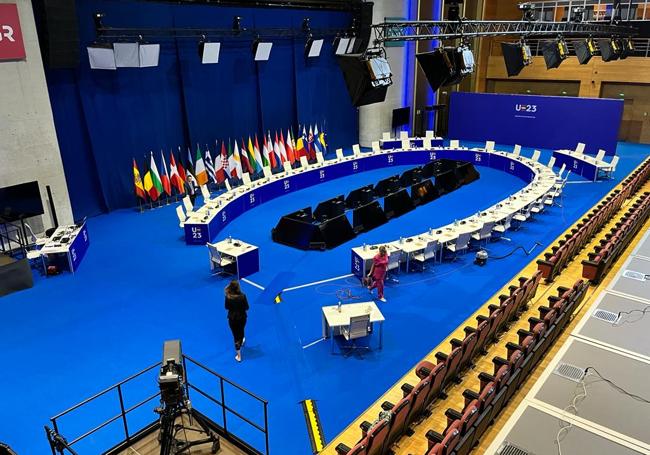 Sala García Lorca este viernes para el encuentro informal de la Unión Europea