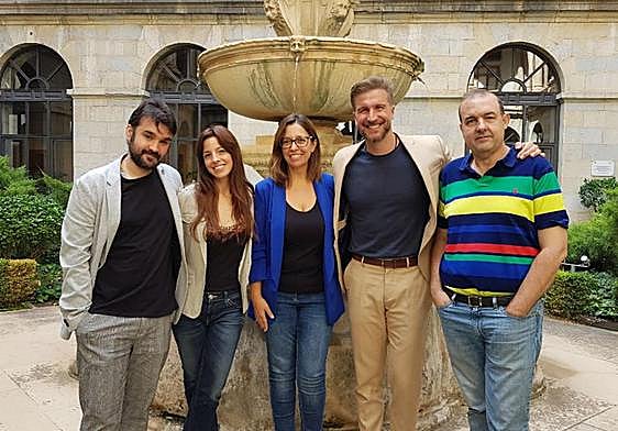 Carlos Aceituno, Cristina Mediero, África Colomo, David Villanueva y Enrique Iznaola.