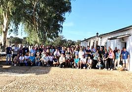 Fotografía de grupo de la I Escuela de otoño del PP.
