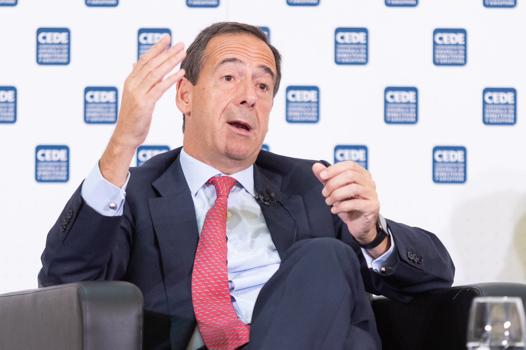 Gonzalo Cortázar, durante su intervención en Granada.