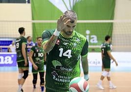 Borja Ruiz, decidido al saque, se muestra firme sobre el grupo hecho en Unicaja.