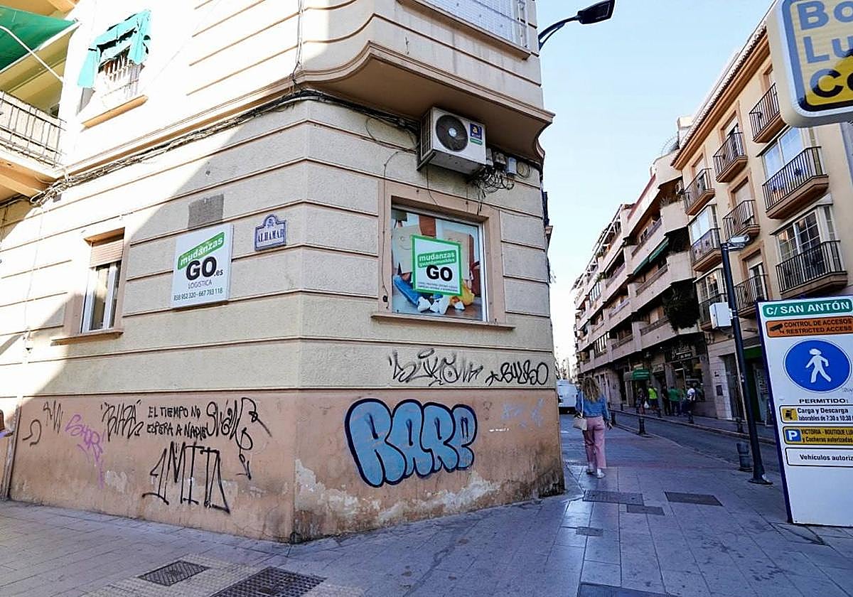 Situación de la calle San Antón.