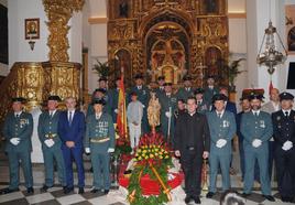 La Quinta Compañía de la Guardia civil situada en La Alpujarra festeja a su patrona la Virgen del Pilar