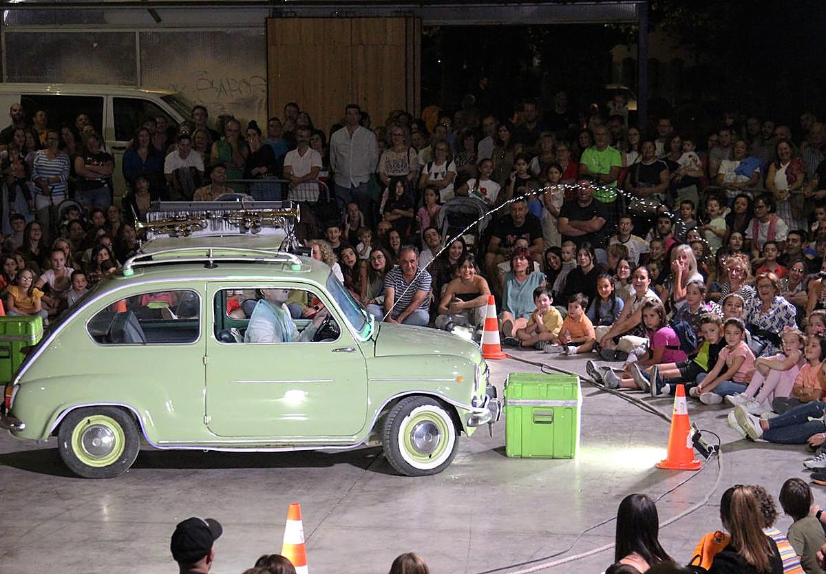 Actuación ante el público.