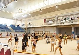 El Blas Infante de Vera, un paraíso para la gimnasia ritmica.