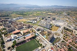 Vista aérea del Parque Teconológico de la Salud de Granada.