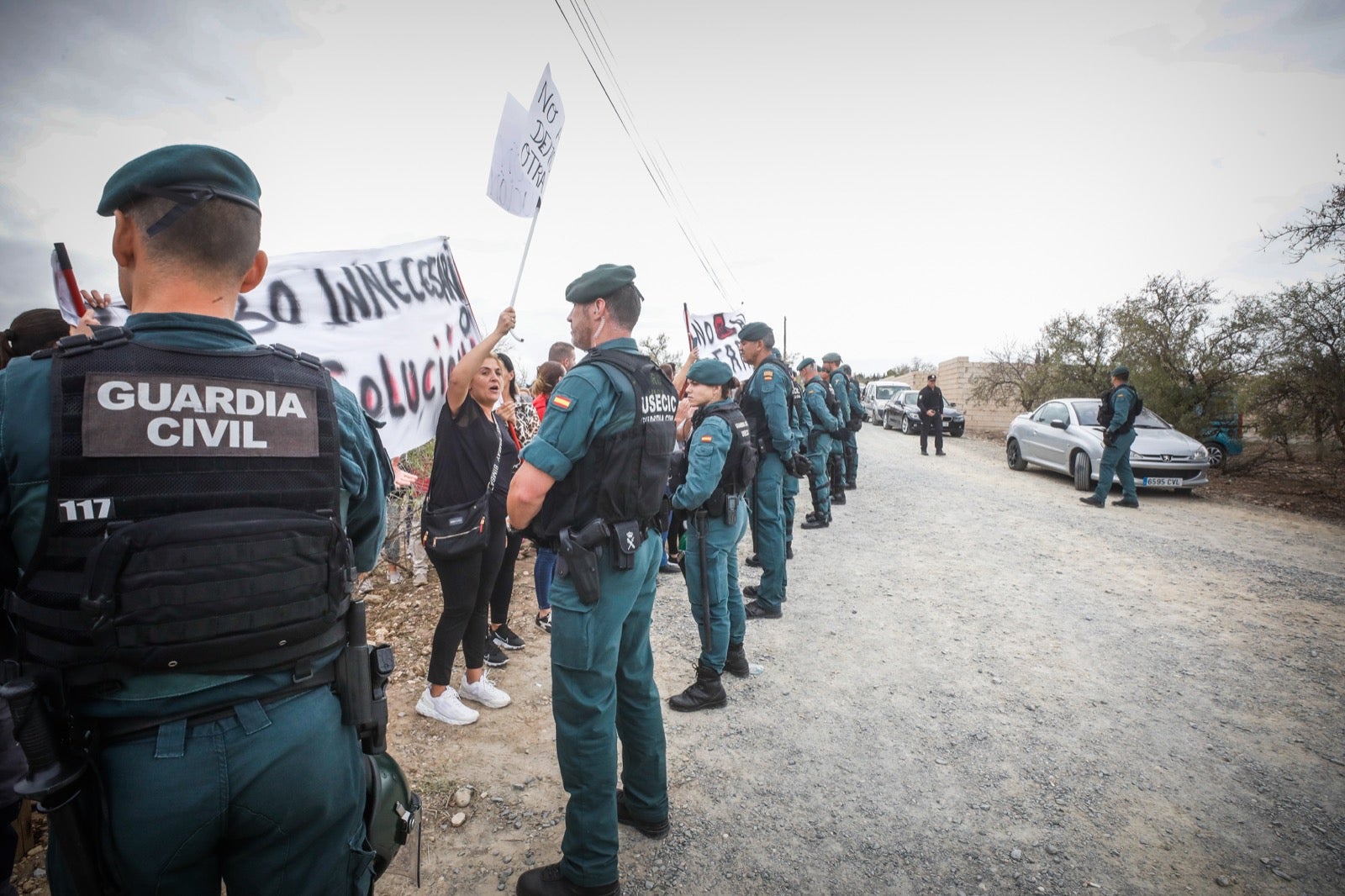 El derribo de la casa de Moraleda, en imágenes