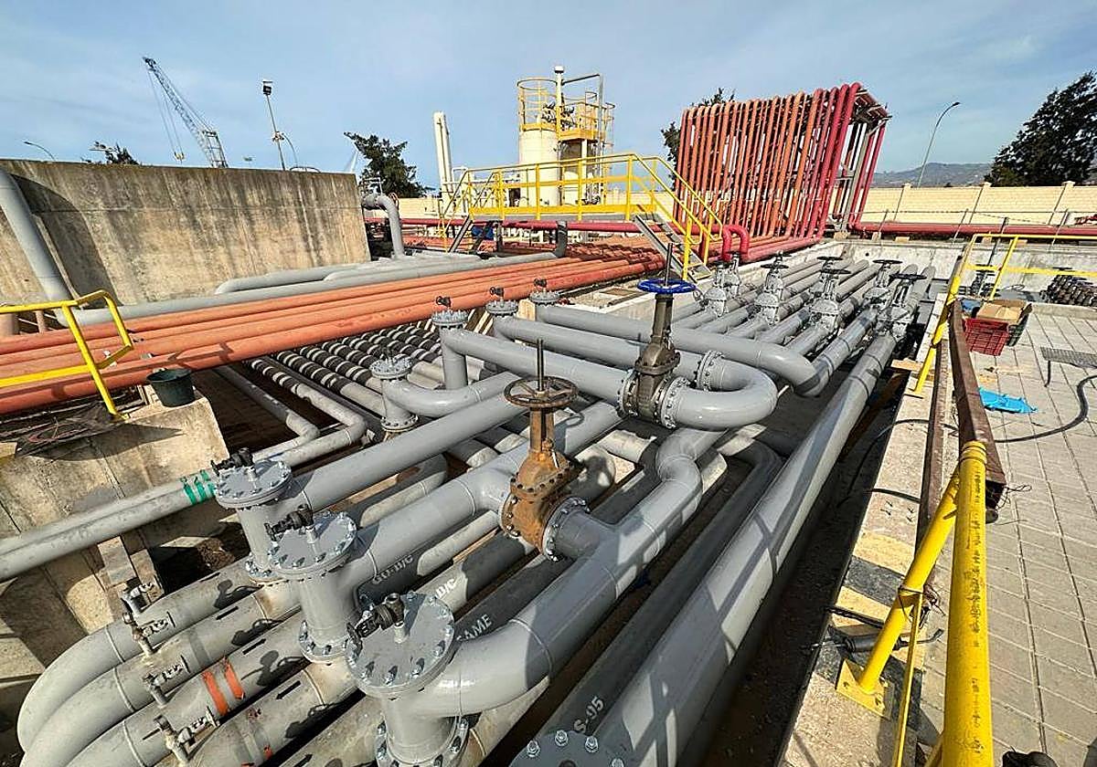 Imagen de la planta facilitada por la dársena.