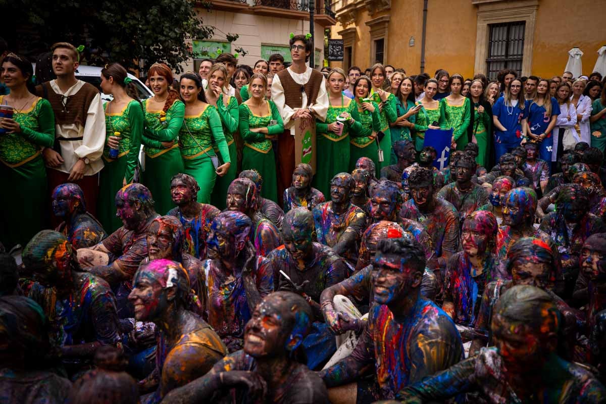 Las imágenes del Lucas en Granada con Shrek y Fiona