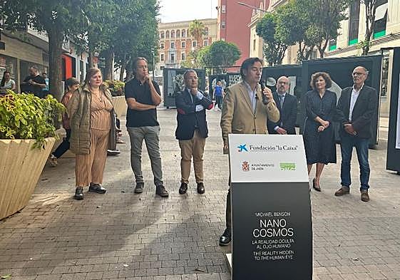 Intervención del alcalde en la inauguración del exposición NanoCosmos.