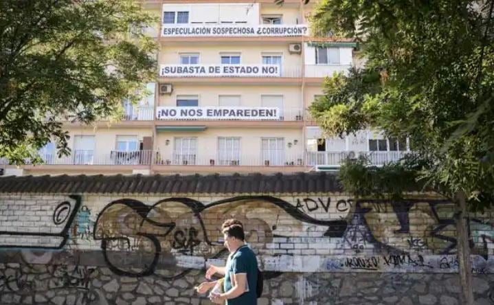 Bloque que quedaría «emparedado» en Ribera del Genil.