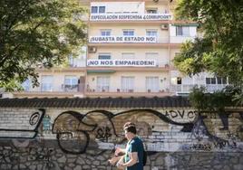 Bloque que quedaría «emparedado» en Ribera del Genil.