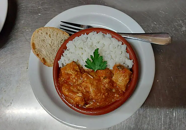 Cerdo piri-piri del Bar Pöe.