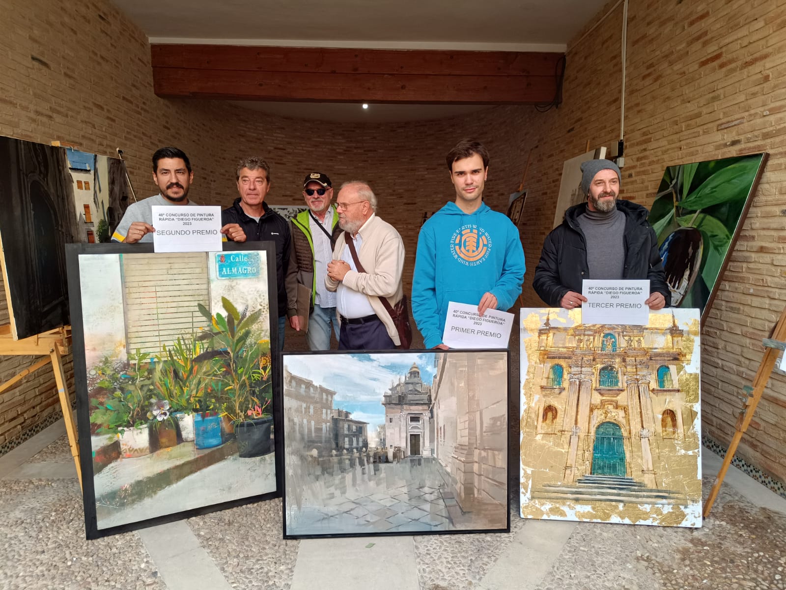 Ganadores de la 40º edición del Concurso de Pintura Rápida Diego Figueroa.