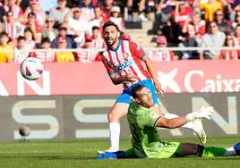Este gol de Iván Martín provocó que el Almería se descompusiera pronto.