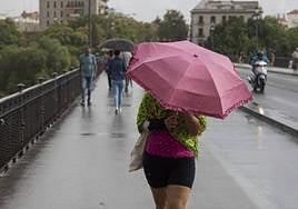 Un río atmosférico trae lluvias fuertes a la península: así afectará a Andalucía.