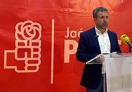 Julio Millán, portavoz municipal socialista, este miércoles.