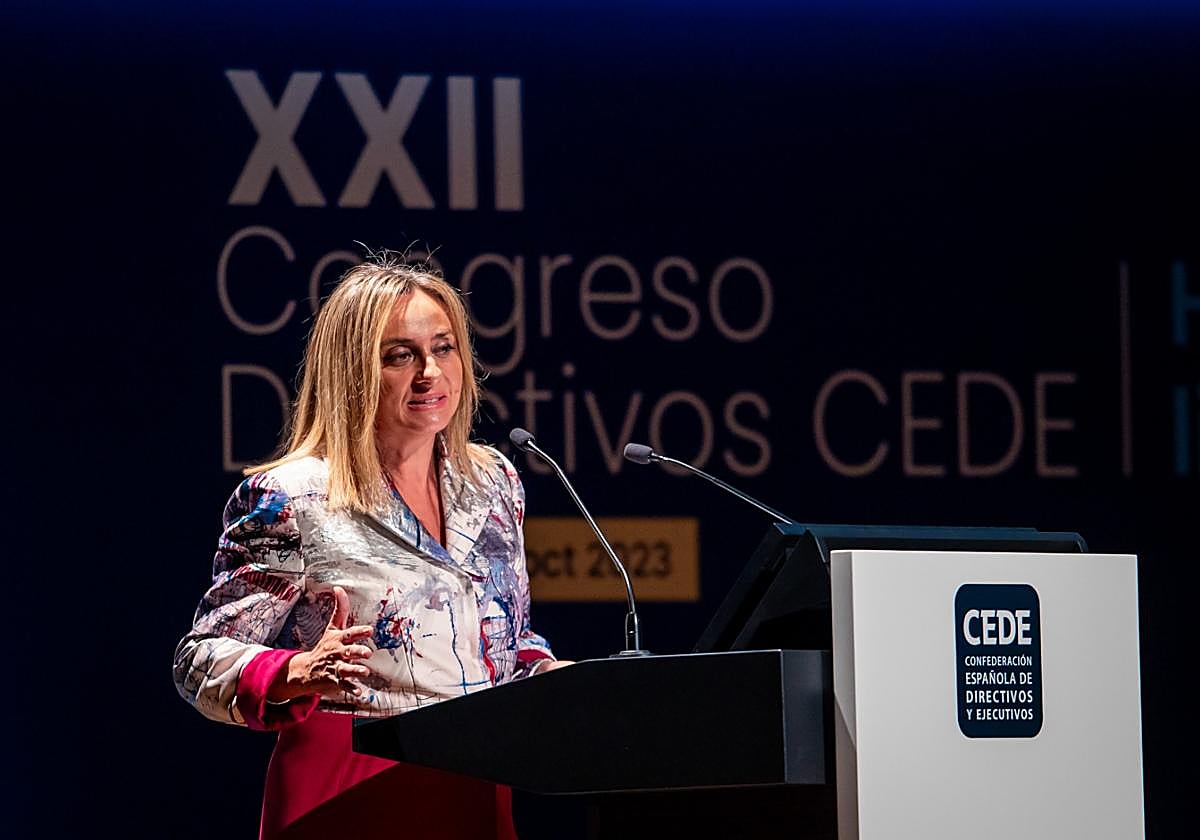 Carazo durante su intervención.