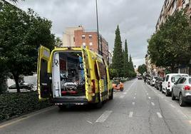 Estado en el que ha quedado la moto en Camino de Ronda.